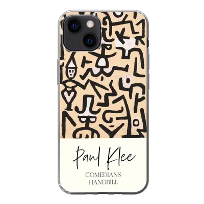 Produktbild von MuchoWow® Handyhülle Schutzhülle Hülle für iPhone 13 mini Gemälde - Paul Klee - Komödianten Flugblatt Silikon Softcase Handy Hülle - Softcase