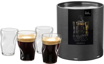 Produktbild von EISCH 4 Espressogläser 132/8 in Geschenkröhre UNIK 30013204