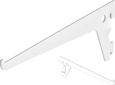 Zdjęcie produktu dla Uchwyt DOLLE 1-rzędowy 400 mm biały