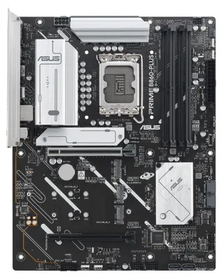 Produktbild von ASUS PRIME B860-PLUS-CSM, Intel, LGA 1851 (Socket V1), Intel Core Ultra (Series 2), DDR5-SDRAM, 256 GB, DIMM