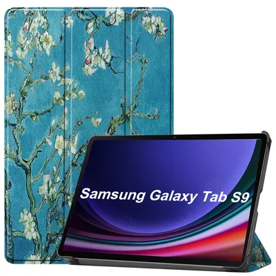Zdjęcie produktu dla Pokrowiec ochronny na tablet Samsung Galaxy Tab S9 FE 2023 X510/SM-X516/SM-X518 10,9 cala z funkcją podstawki i automatycznym usypianiem/budzeniem