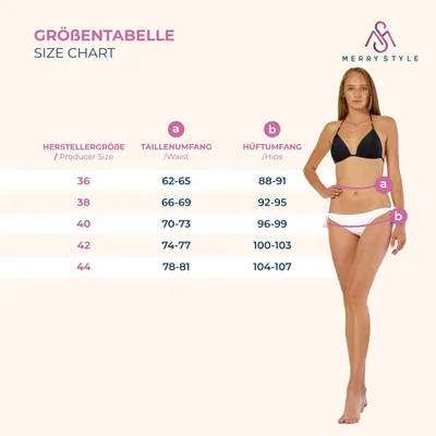 Produktbild von Merry Style Damen Bikini Slip MSVR4 (Babylon (4242), 38)