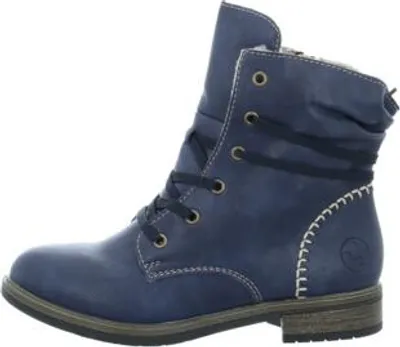 Produktbild von Rieker Schnür-,Zug-u.Schnallenstiefel in blau, Gr. 36