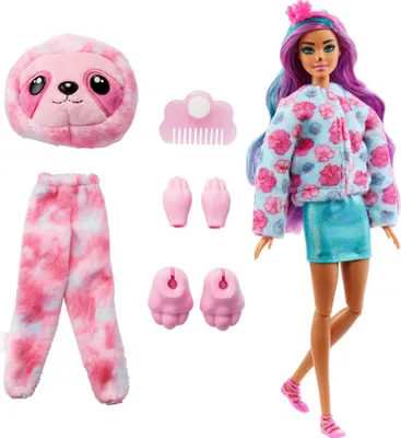 Produktbild von Barbie Cutie Reveal Traumland Fantasie Serie Puppe - Faultier