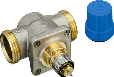 Image de Vanne de refroidissement et de chauffage Danfoss RA-C à passage direct, 2 x G 1 A, 1 pièce.