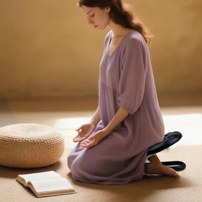 Produktbild von Ergonomischer, bequemer Meditationsstuhl als Kniesitz