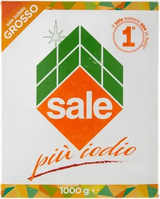Obrázek produktu pro Jodovaná hrubá sůl Italkali italská 1 kg