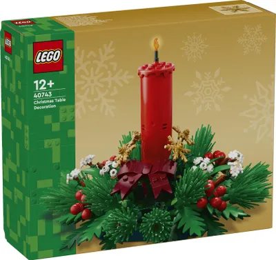 Zdjęcie produktu dla LEGO Iconic Świąteczna dekoracja stołu, Zestaw do budowania, 12 lat(a), Plastik, 433 szt., 509 g