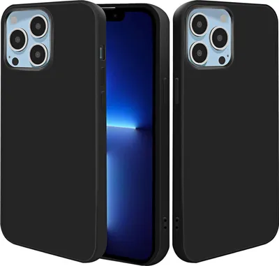 Produktbild von Schwarze Silikonhülle Für Apple Iphone 13 Pro 6.1'