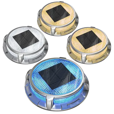 Productafbeelding van Vloerlamp op zonne-energie grondspot - Zonnelamp tuin zonnelamp pad - 3 kleuren - 8 LED