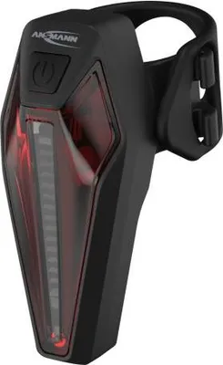 Produktbild von Ansmann Fahrradlicht LED-Rückleuchte mit Bremslicht-Funktion, wiederaufladbar, StVO zugelassen, inkl. Universalhalterung