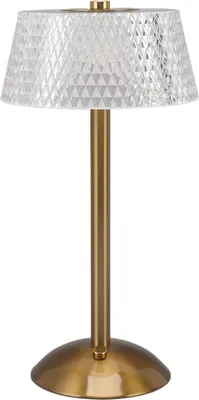 Zdjęcie produktu dla Akrylowa lampa stołowa LED z bezstopniowym ściemnianiem i kablem USB do pokoju dziecięcego, sypialni i szafki nocnej