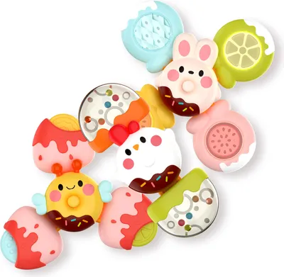 Zdjęcie produktu dla 3X Fidget Spinner Z Przyssawką Yb11632