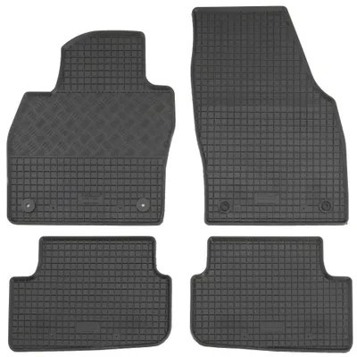 Gummifußmatten Set für VW Polo 2G AW (2017-) + VW Taigo (2021-), 4-teilig