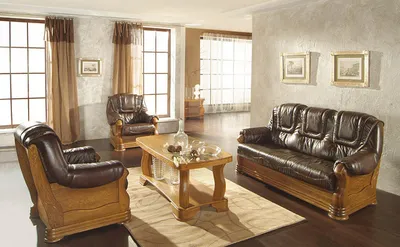 Produktbild von Klassische Dreisitzer Couch Couch Polster Sofa 3 Sitzer Leder Couchen Ledersofa
