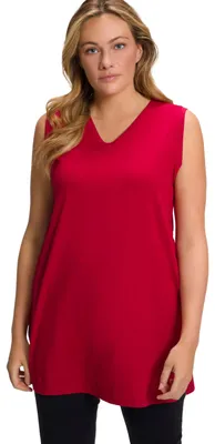 Produktbild von Ulla Popken, Damen, große Größen, Basic-V-Top