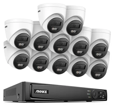 Immagine prodotto di Sistema di videosorveglianza NVR a 16 canali - Kit di telecamere IP - Monitoraggio CCTV - Videosorveglianza - Risoluzione 4K 8MP