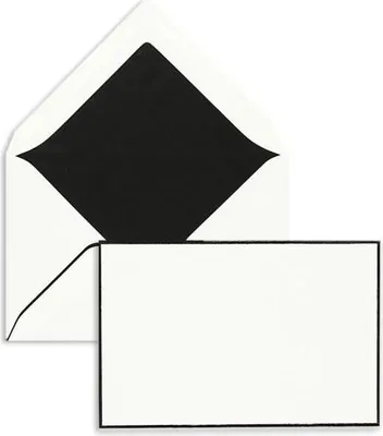 Produktbild von Trauerumschläge 116x180mm 100g/qm gummiert VE=100 Stück weiß halbmatt