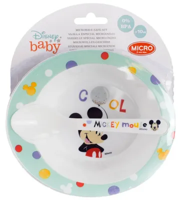 Immagine prodotto di Topolino - Set per microonde (ciotola con cucchiaio) (Cool)