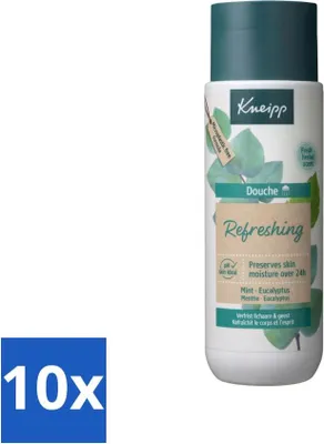 Obrázek produktu pro Kneipp - sprchový gel - osvěžující - máta eukalyptus - 200 ml - hodnotné balení - 10 kusů