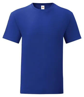 Produktbild von Fruit of the Loom - "Iconic" T-Shirt für Herren/Damen Uni LT2613 (L) (Kobaltblau)