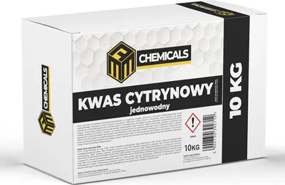 Produktbild von MRM CHEMICALS Zitronensäure Pulver 10 kg Lebensmittelqualität E330, Reine Citronensäure zum Backen Entkalken Reinigen Putzen Kochen Essen