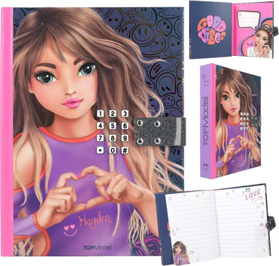 Produktbild von Depesche TOPModel dagboek met code en g eluid NIGHT LIGHT