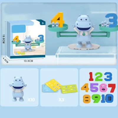Obrázok produktu pre Pedagogická váha Roztomilé zvieratká – interaktívna matematická vzdelávacia hračka pre rodičov a deti BY-802