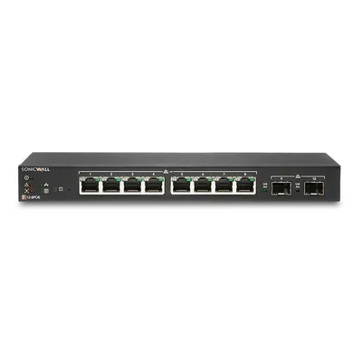 Image de SonicWall Switch SWS12-8 - Switch - géré - 8 x 10/100/1000 + 2 x Gigabit SFP - Desktop