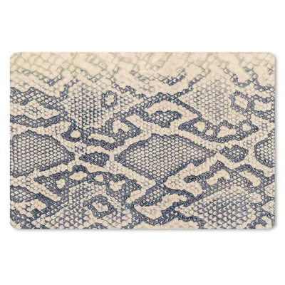 Produktbild von MuchoWow® Schreibtischunterlage Muster - Schlange - Leder 60x40 cm - XXL Mauspad - Großes Mauspad