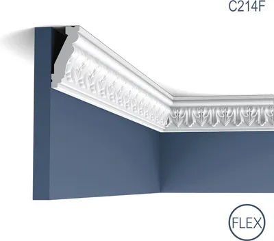 Produktbild von Zierleiste Orac Decor C214F LUXXUS flexible Eckleiste Stuckleiste Stuckprofil Decken Wand Leiste 2 Meter