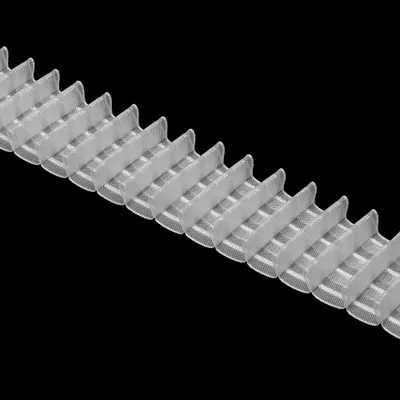 Produktbild von Gardinenband 10m Bleistiftfalte Transparent-65mm 1:2.5 Kräuselband Faltenband
