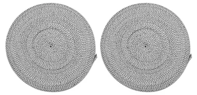 Teppichbindeband 100 m, Baumwolltwill, 4 cm breit, grau