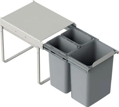 Produktbild von Abfallbehälter (53231631), Einbauabfalleimer, Abfallsammler, 40 Liter, Mülltonnen & Abfalleimer, Abfallbehälter, Haushaltsbedarf, Heim & Garten