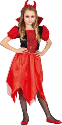 Produktbild von Teufelin Halloweenkostüm 5-6 Jahre