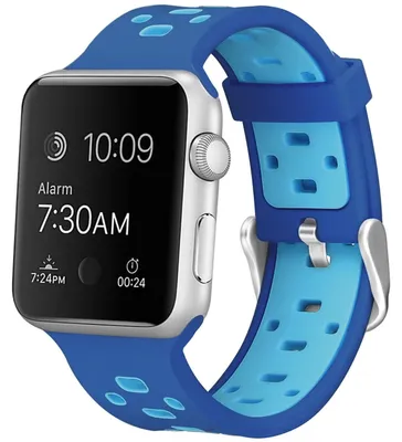 Produktbild von Für Apple Watch Series 11 10 42mm / 9 8 7 41 / 6 SE 5 4 40 / 3 2 1 38mm Kunststoff Watch Armband