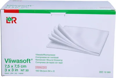 Obrázok produktu pre Vliwasoft fleece compress 7,5x7,5cm, 50X2 ks KOM