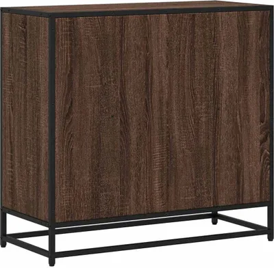 Image de vidaXL Bibliothèque marron imitation chêne 80,5x35x76 cm Bois composite