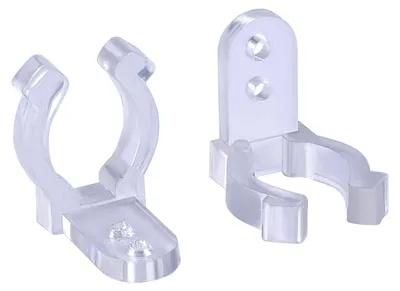Befestigungsclips für LED-Lichtschlauch, 40 Stück, 11-13 mm