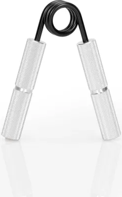 Produktbild von ACTIGET Widerstandshandgriff 68 kg für Hand- und Handgelenkstraining, Silber und Schwarz