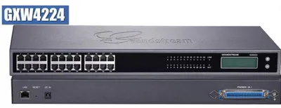 Zdjęcie produktu dla Grandstream Networks GXW-4224, G.711, G.723, G.726, G.729, TFTP, HTTP, HTTPS, 10,100,1000 Mbit/s, IEEE 802.3, IEEE 802.3ab, IEEE 802.3u, 1 Gbit/s, AES