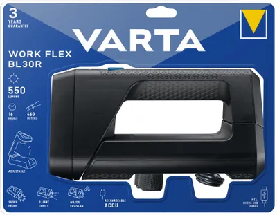 Produktbild von Varta Work Flex Flashlight Black Led