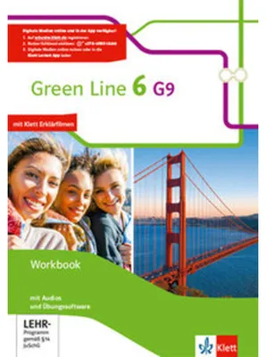 Immagine prodotto di Green Line 6 G9. Workbook. Workbook mit Audios und Übungssoftware Klasse 10
