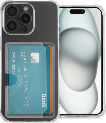 Image de imoshion Softcase Backcover avec porte-cartes pour l'Apple iPhone 15 - Transparent