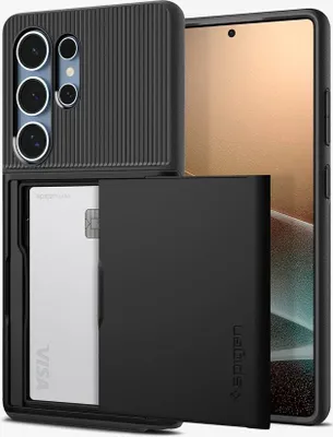 Produktbild von Spigen Samsung Galaxy S25 Ultra Slim Armor CS Hlle - Schwarz