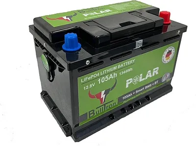 Produktbild von Bulltron mit Smart BMS, Bluetooth und Heizung, LiFePo4 Batterie 12,8V 105Ah