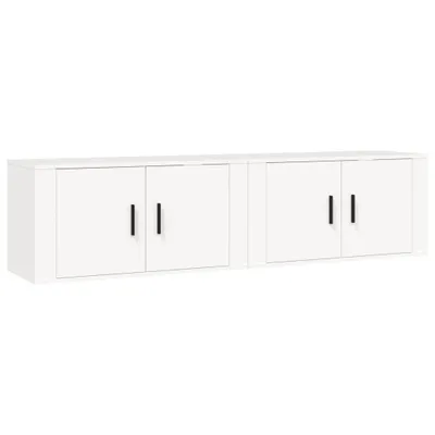 Obrázek produktu pro vidaXL TV nástěnné skříňky 2 ks. Bílé 80x34,5x40 cm