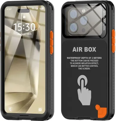 Obrázok produktu pre Vodotesné puzdro SHELLBOX AIRBOX 6.1, univerzálne, čierne