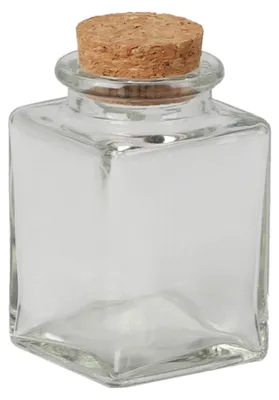 Immagine prodotto di DOCHTMANN, bottiglia di vetro con tappo in sughero, 80 ml