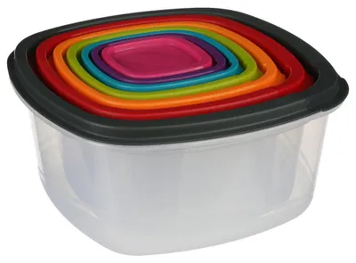 Produktbild von 5five Simply Smart Frischhaltedosen Set 7-tlg., PP-Kunststoff, Bunt, 120392